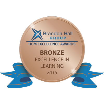 Brandon Hall Group HCM Excellence Awards — Bronze, Excellence in Learning 2015